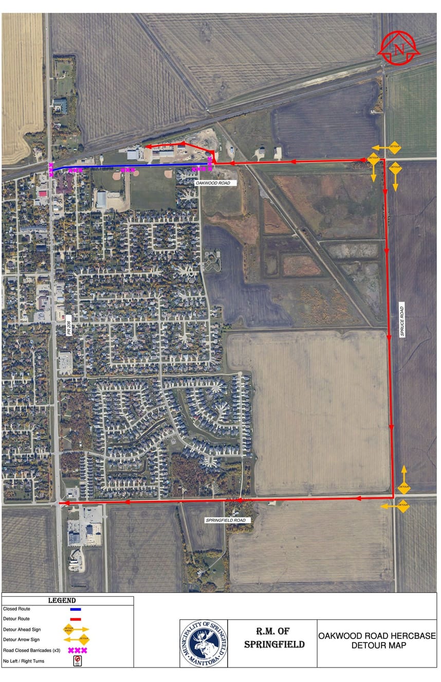 Detour Map
