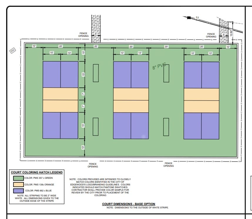 Pickleball Court Image