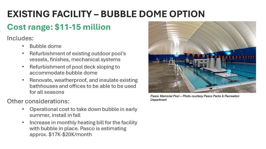 Bubble dome option