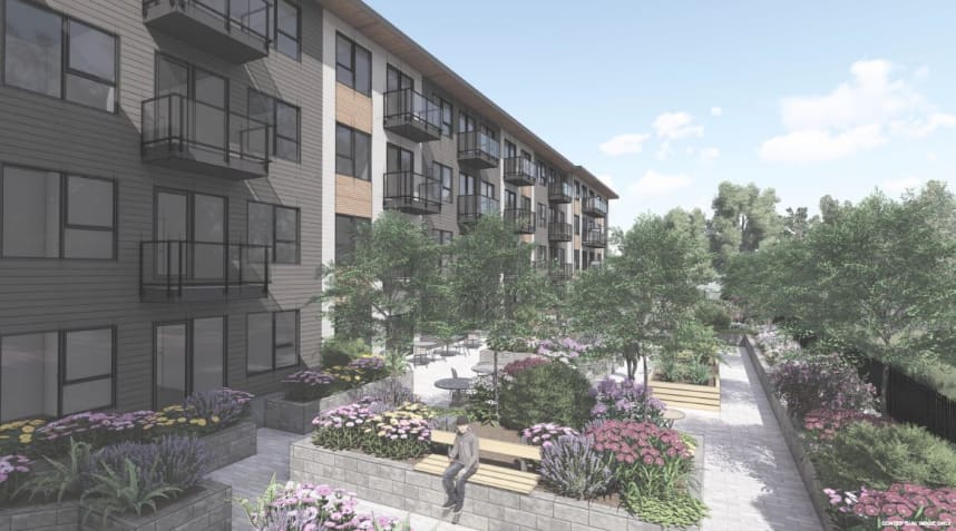 Render of the proposed building