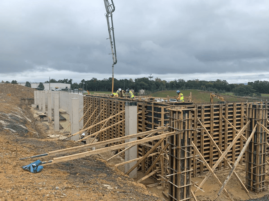 September 2024 courthouse construction site