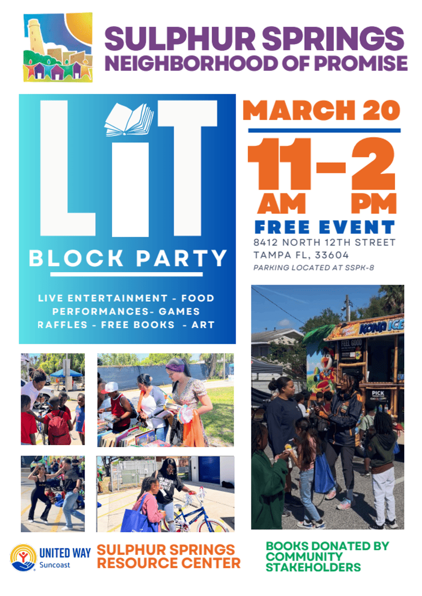 Graphic promoting LIT Fest including date and time 