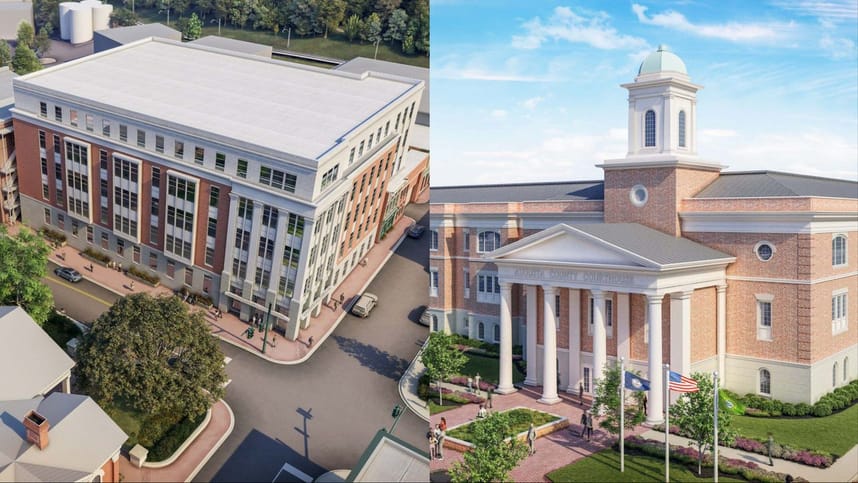 visuals of project in Staunton and Verona