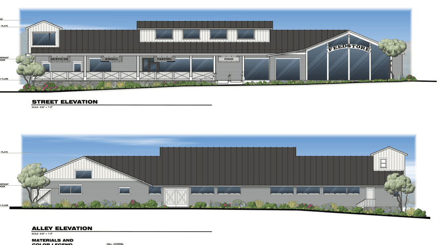 Elevation of Proposed Project
