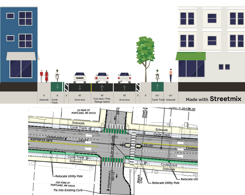 York Street Pedestrian and Bicycle Safety Improvement Scope