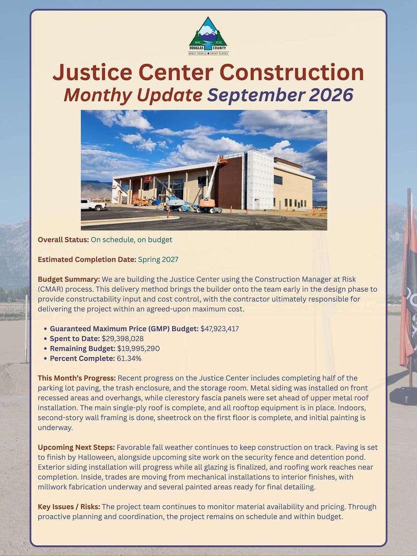 Construction Update