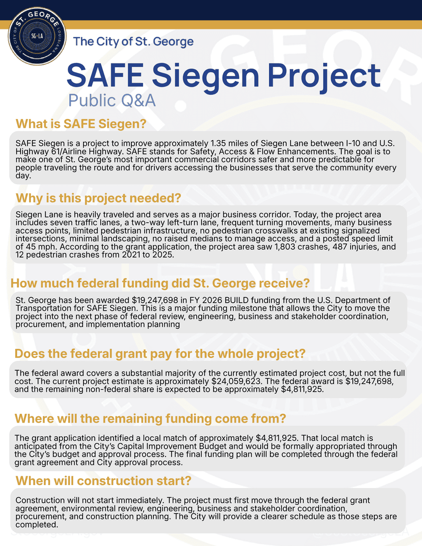 FAQ sheet