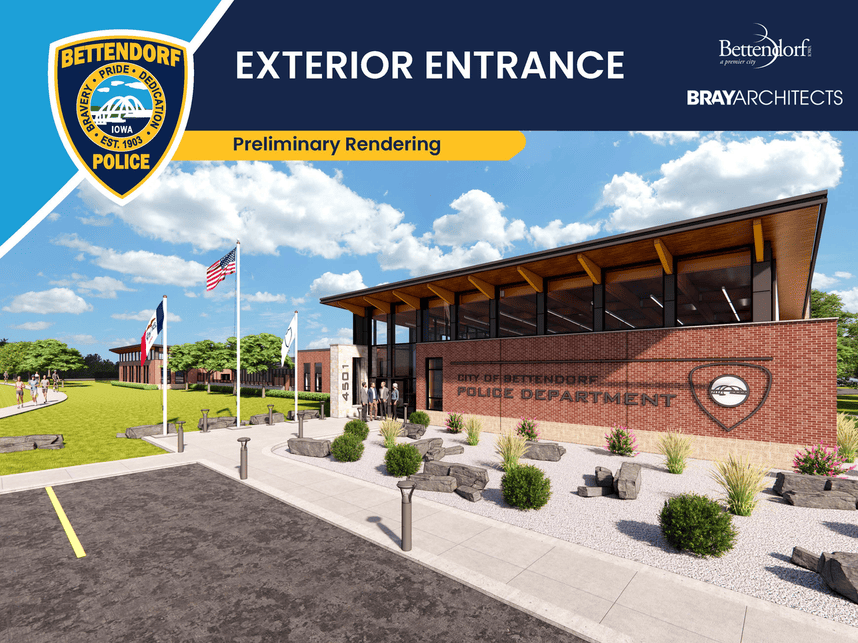 Rendering of New Police Station