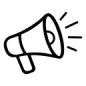 Graphic of megaphone
