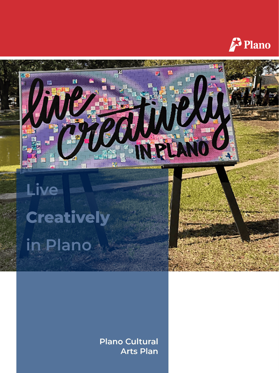 Cover of the draft Cultural Arts Master Plan