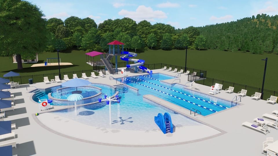 Updated Washington Park Pool Site Plan slide
