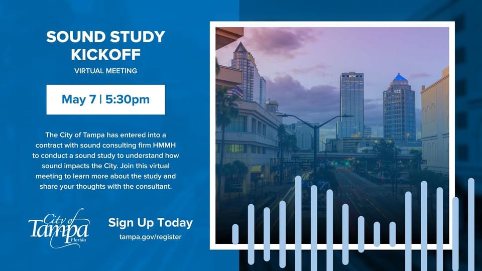 Sound study flyer for kickoff meeting