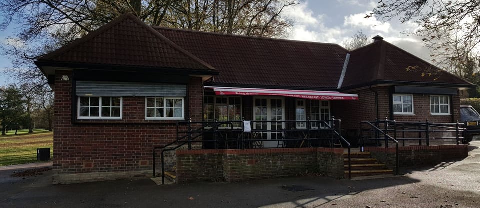 Existing cafe at King George Recreation Ground