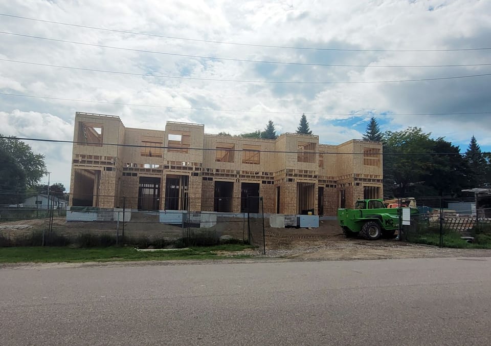 Second storey starting to take shape