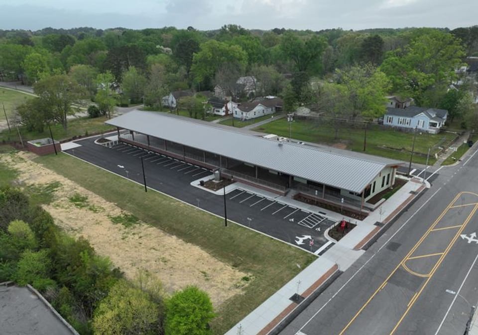 Ag Marketplace looking toward Sanford NC Municipal Center