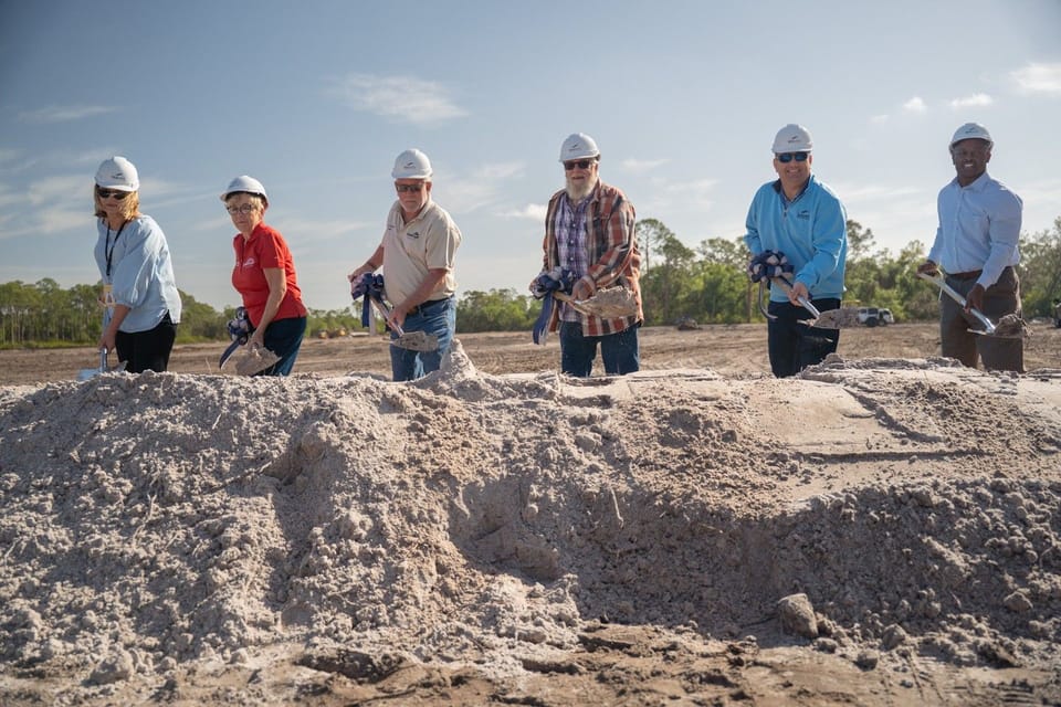 Utilities Building Groundbreaking, Construction, Projects, North Port