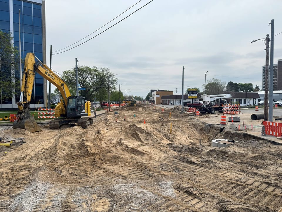 Road under reconstruction