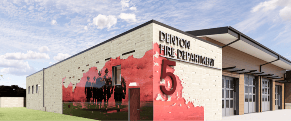 Graphic of Denton Fire Station 5