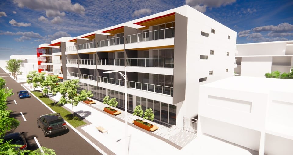 Render of the proposed building