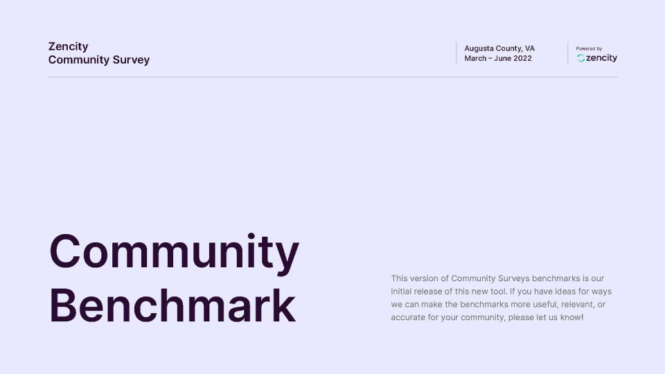 community benchmark report cover Q2 2022