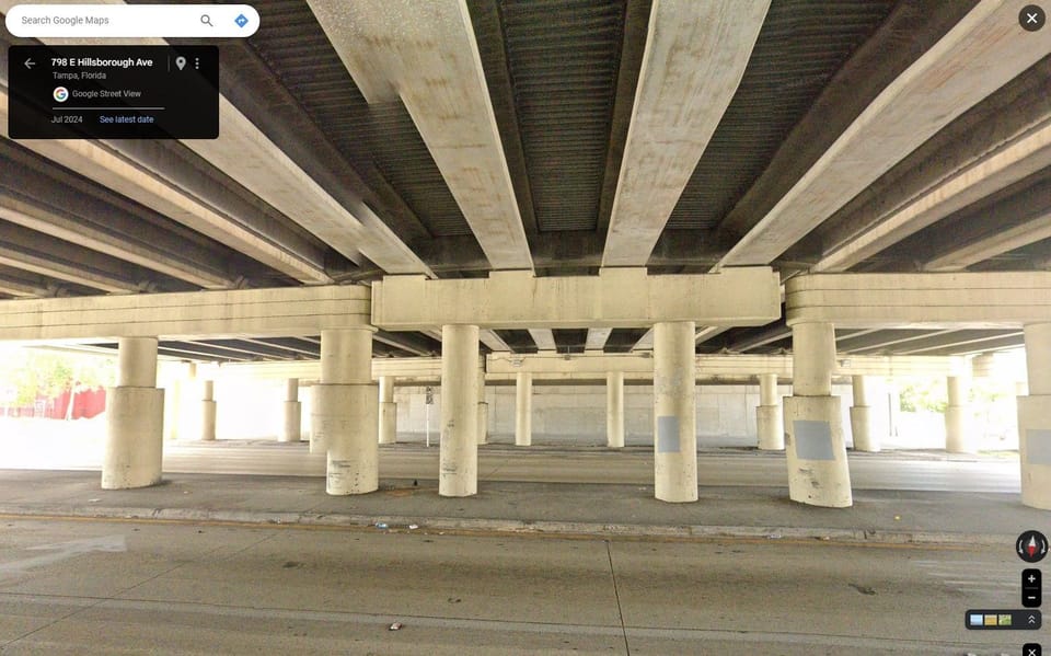 Image showing current state of the Hillsborough Underpass