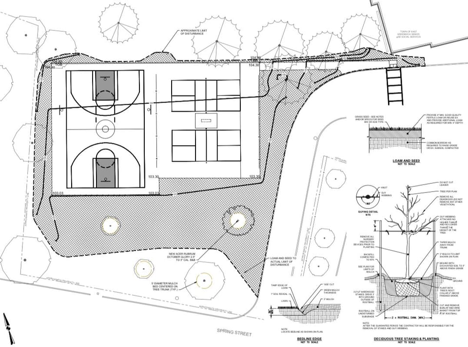 Preliminary design of courts