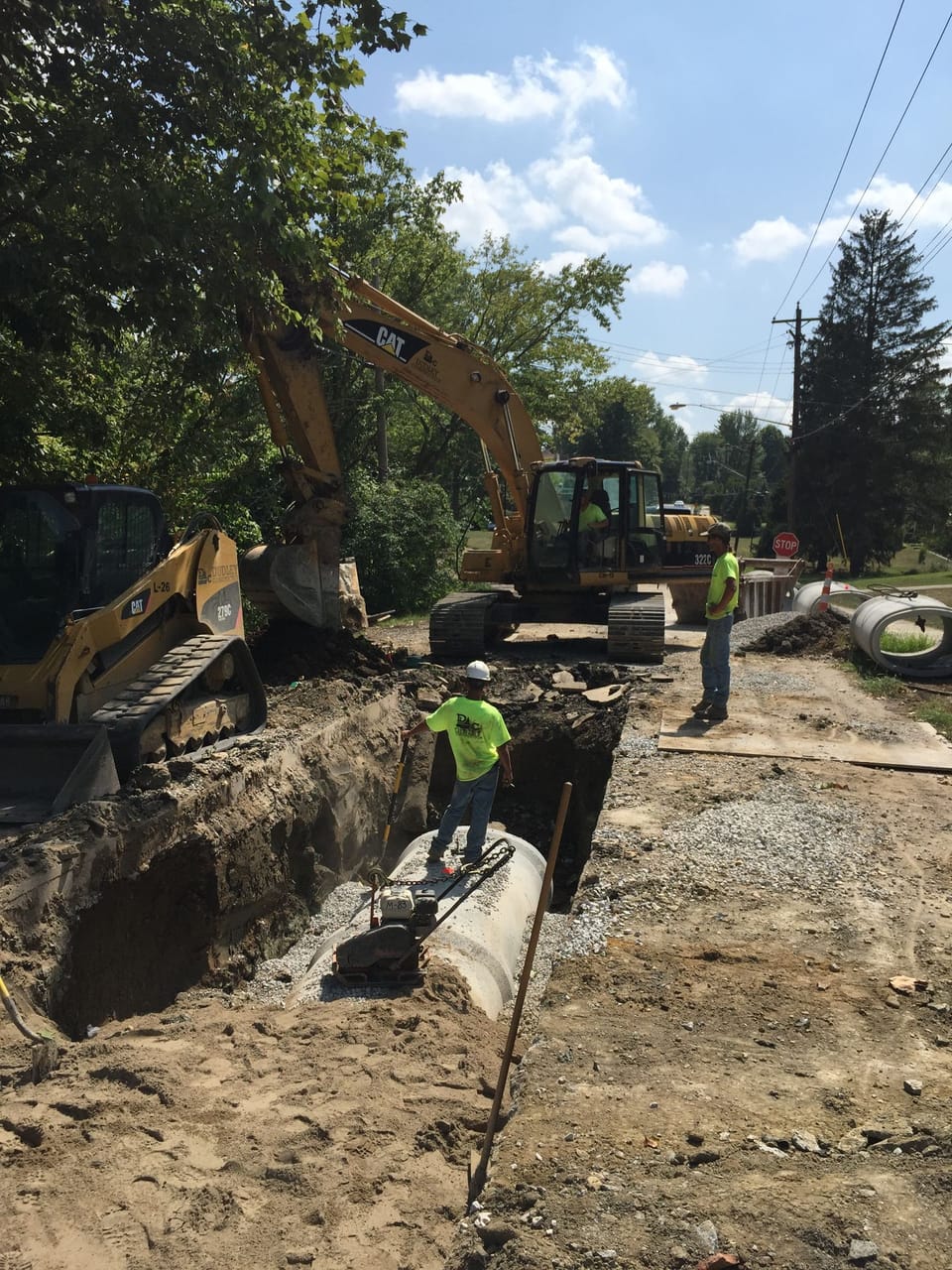 Pipe install for stormwater