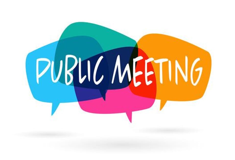 Public Meeting Illustration
