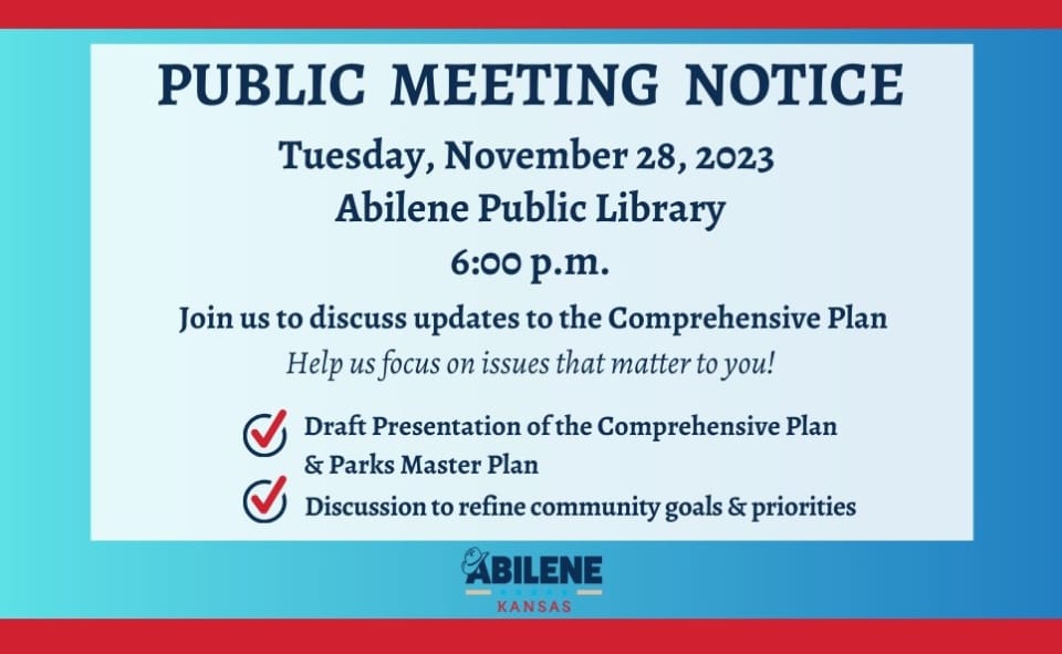Public Meeting Notice