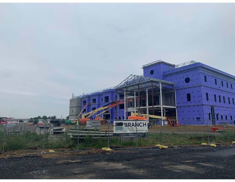 May 2025 photo of front of courthouse progression