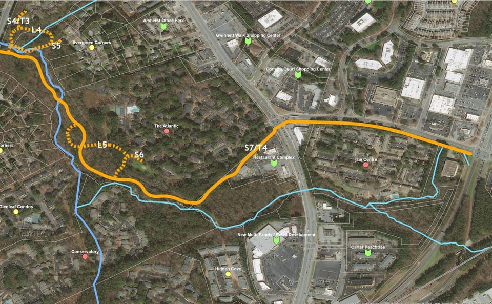 Map with Trail Layout