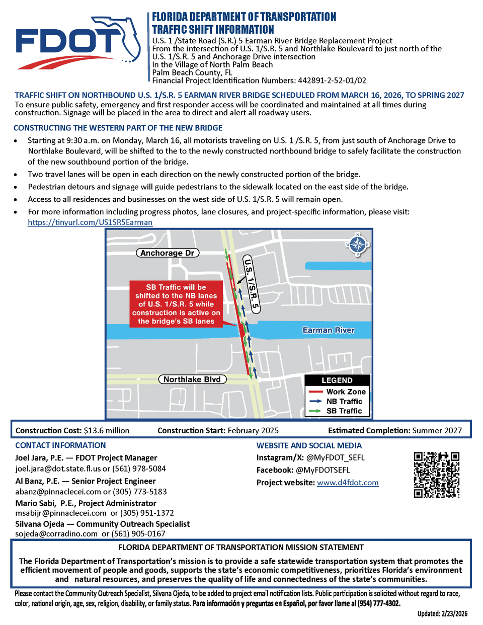 FDOT Information Flyer.
