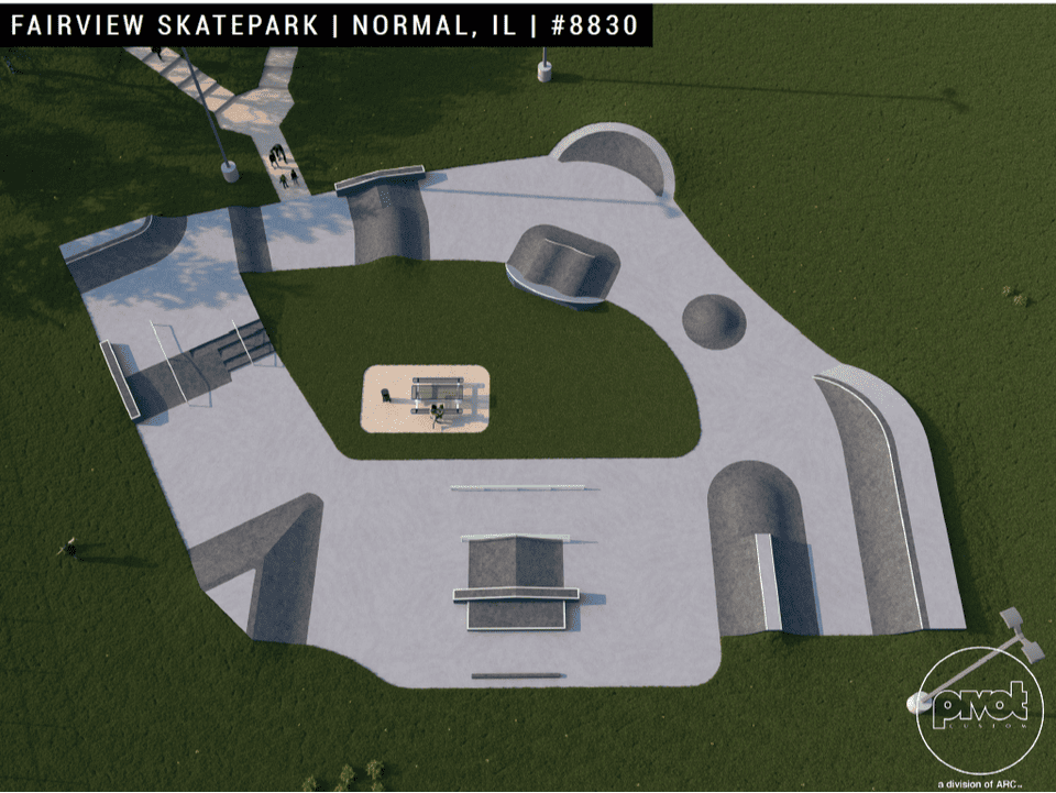  potential layout of new skate park
