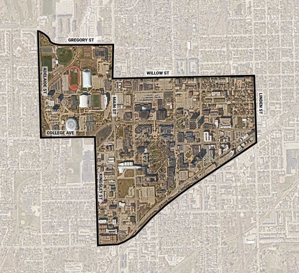 Project area boundary