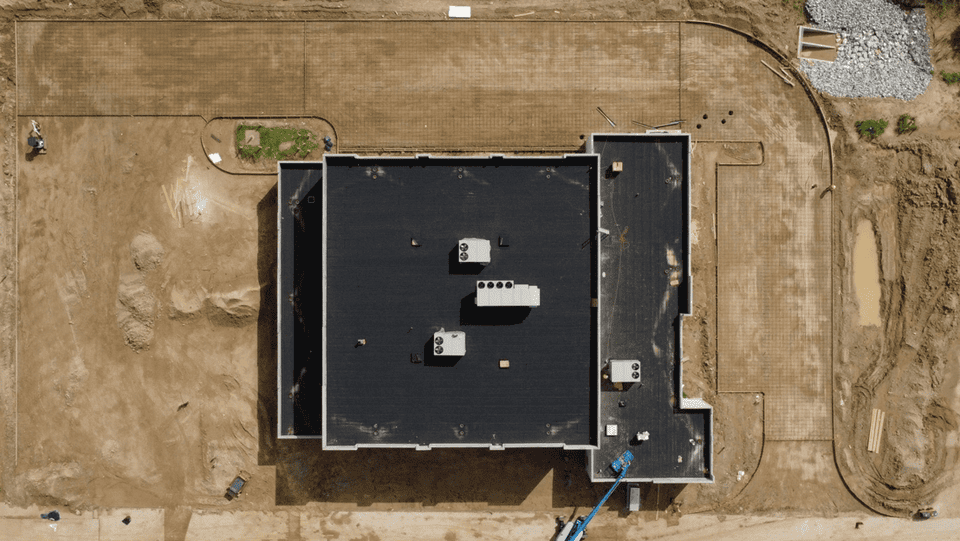 Graphic of full roofing completion 