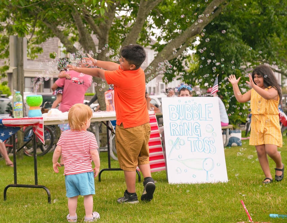 Kids playing at Children's Beach