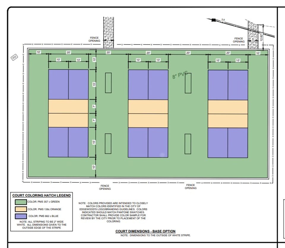 Pickleball Court Image