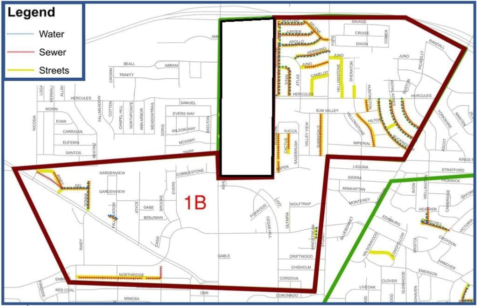 Photo of project map