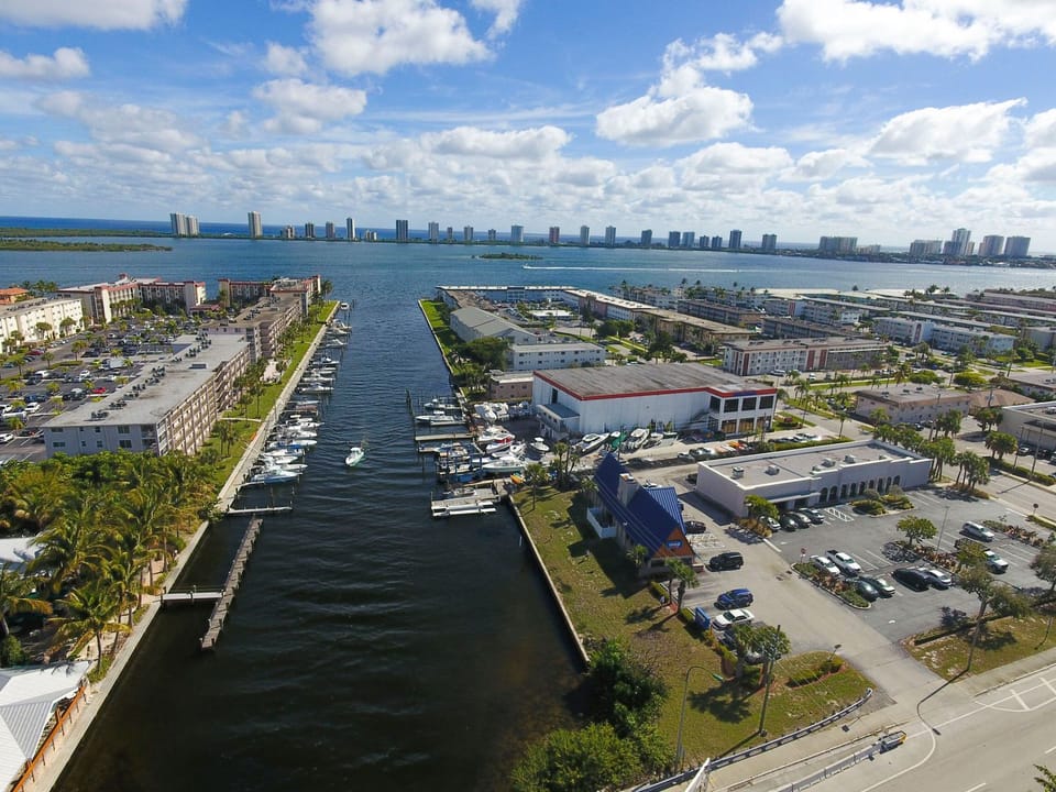 Aerial View of North Palm Beach.