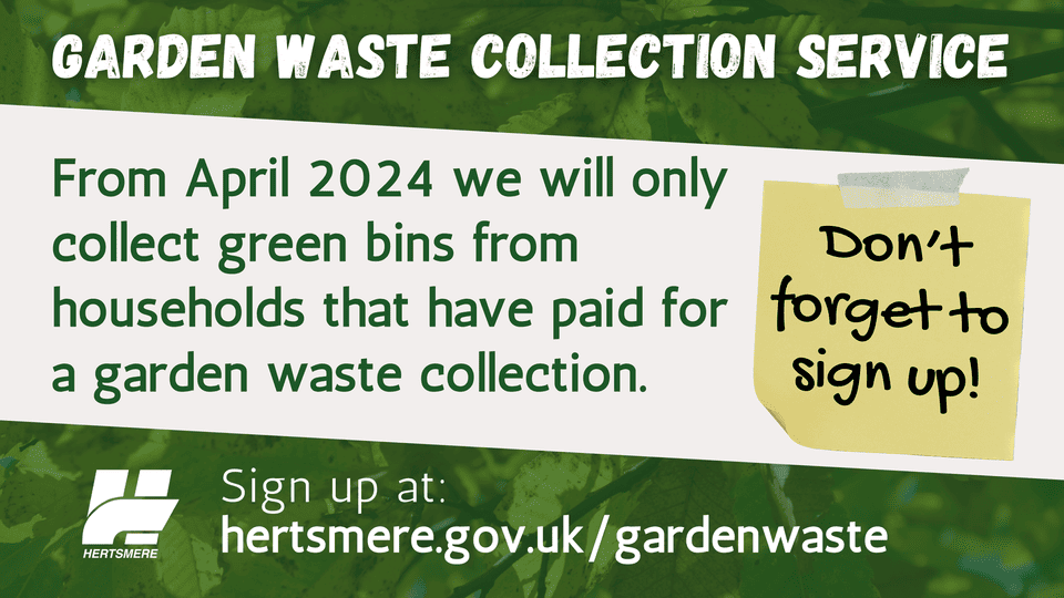 Garden Waste Collection Service reminder