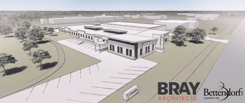 Rendering of New Police Station