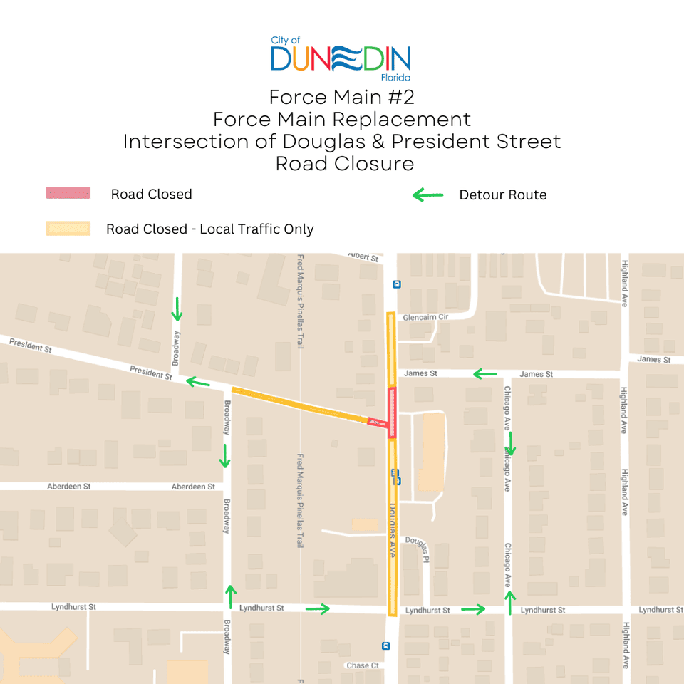 President Intersection closure 