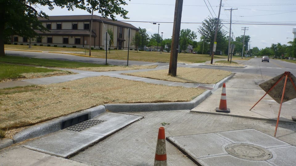 new sidewalks 