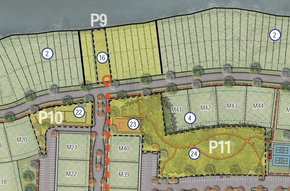 Windward Pointe Public Park Outline