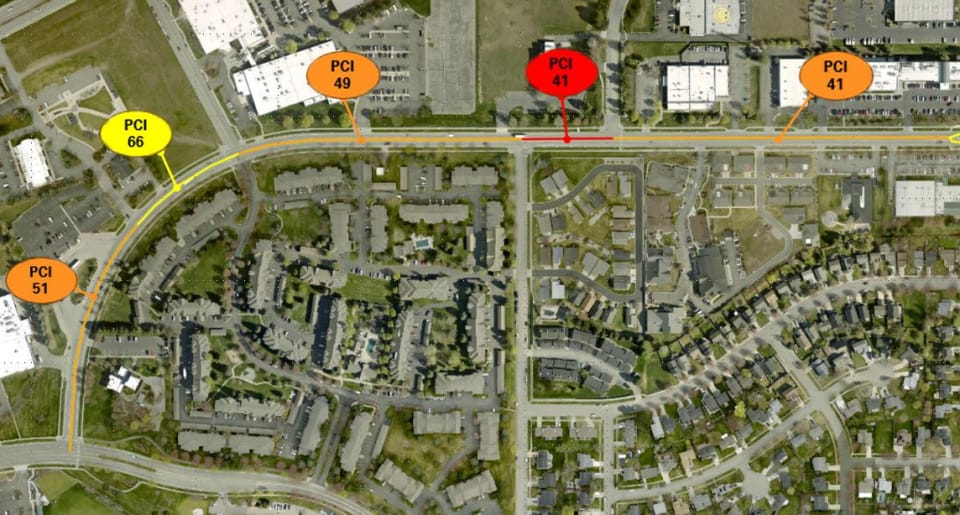 East Mission Avenue map