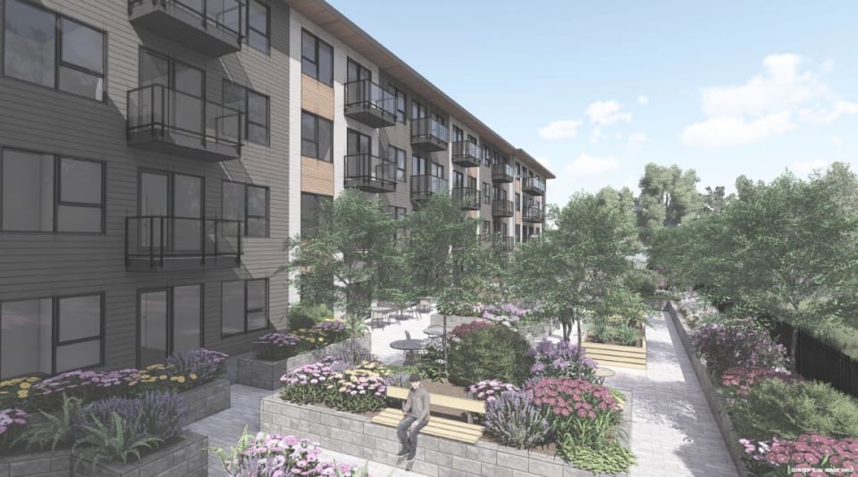 Render of the proposed building