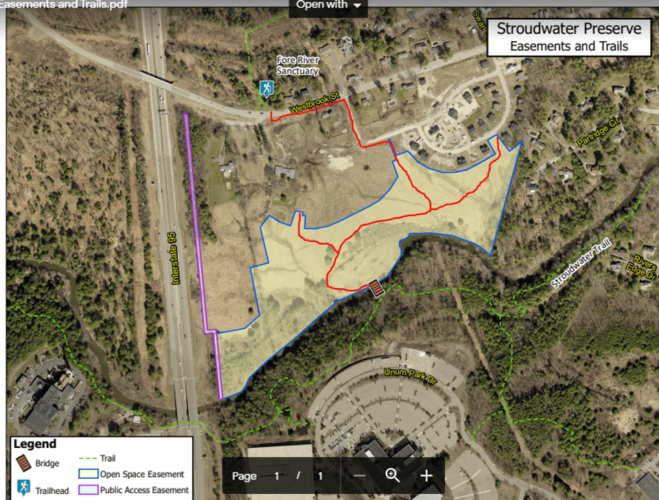 Here is a map showing how the bridge will connect the existing trails in the area 
