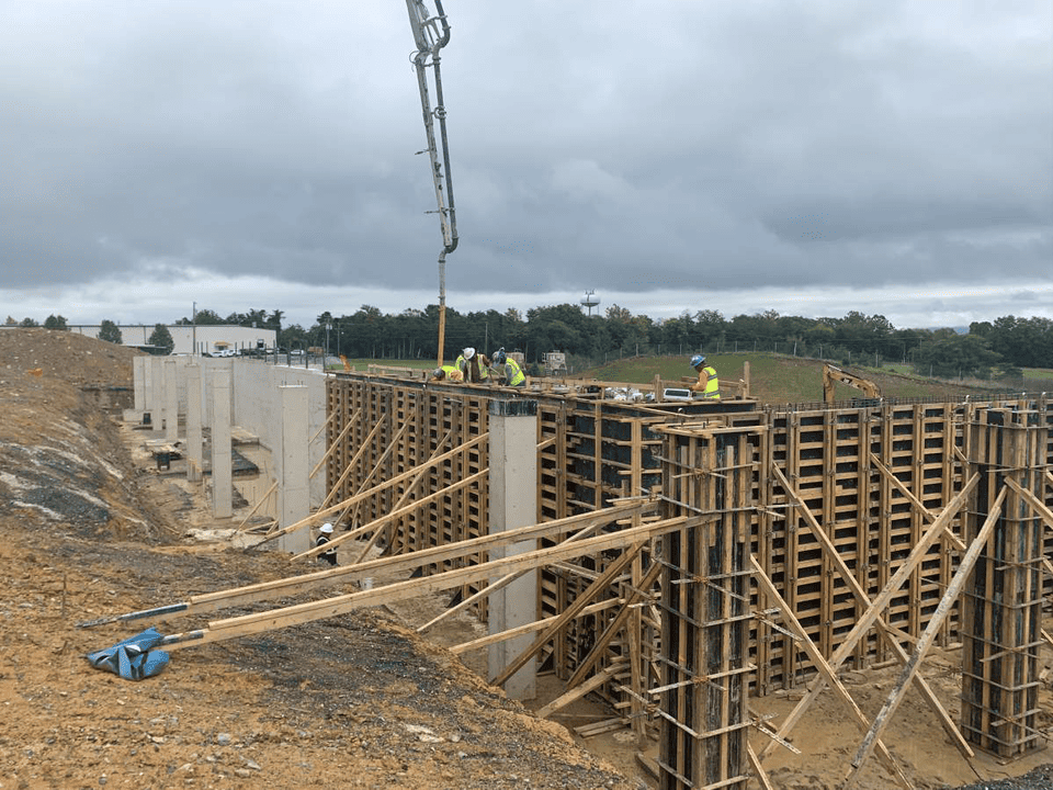 September 2024 courthouse construction site