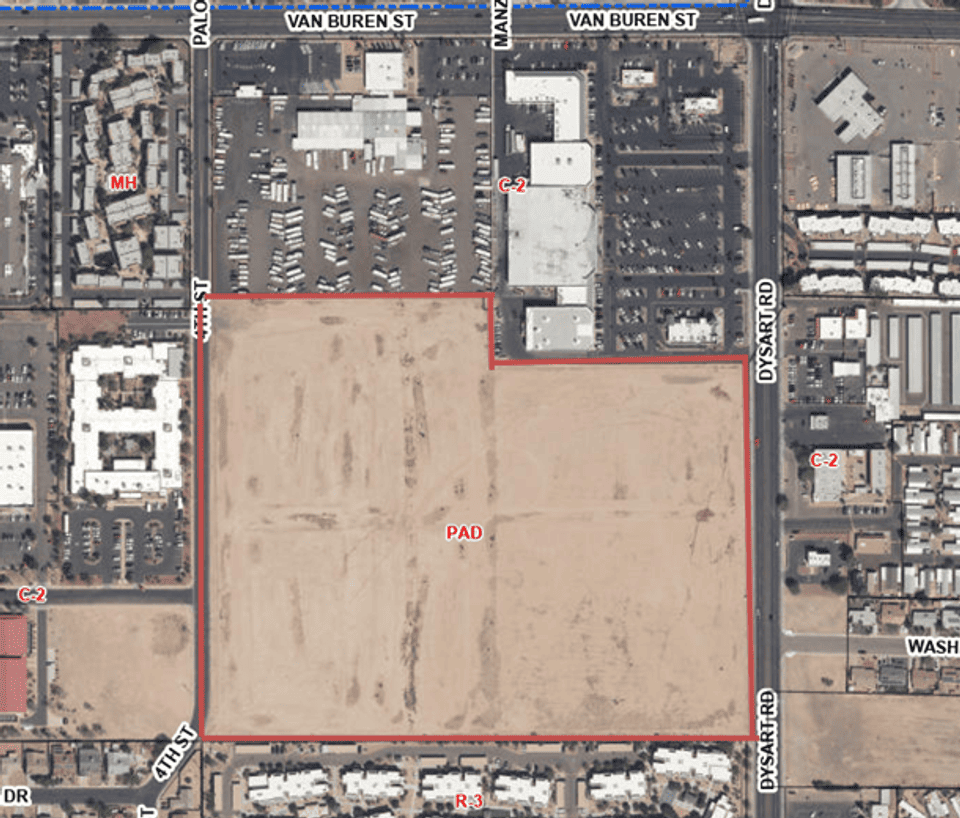 PAD 4th street and dysart road