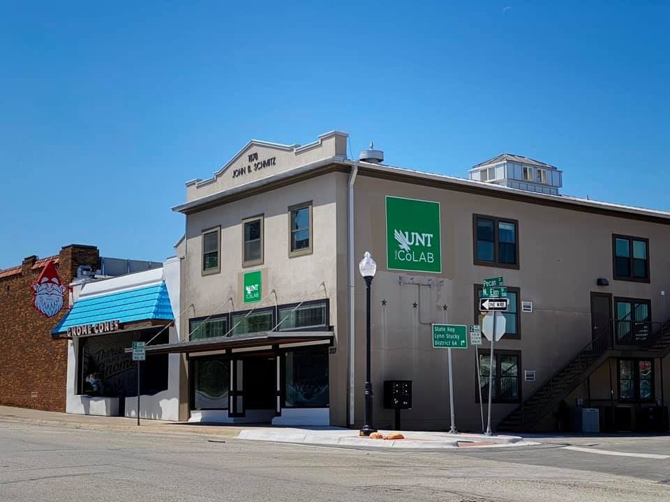 Photo of UNT CoLab building